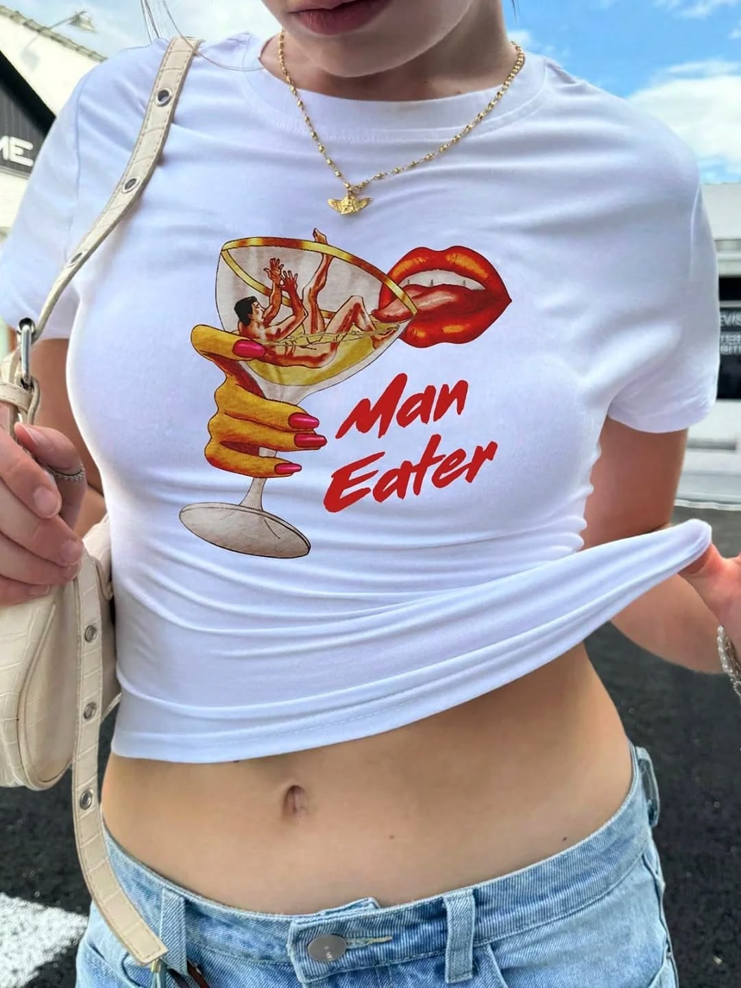 Man Eater Baby Tee