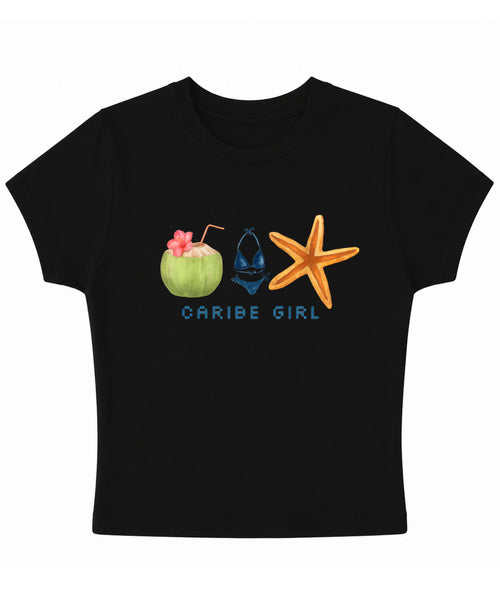 Black Baby Tee Front Design
