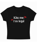 Black Baby Tee Front Design