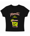 Black Baby Tee Front Design