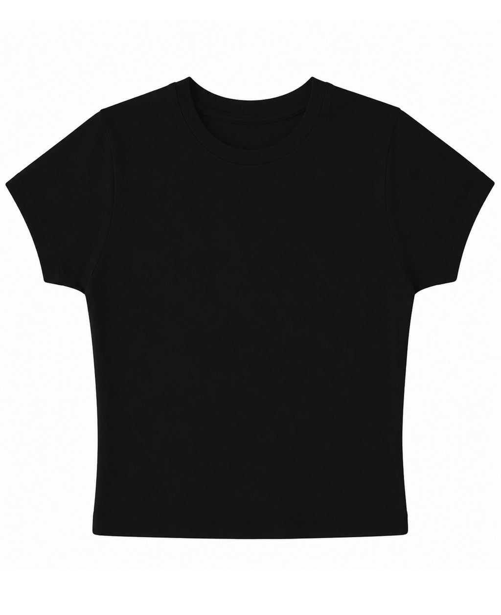 Black Baby Tee Front Design